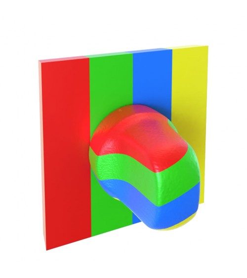 Rosetta WC quadrata Line da verniciare - maniglia design