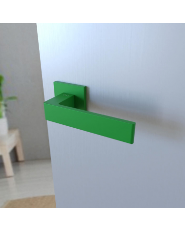 Maniglia per porta da verniciare Ligne Carrée - maniglia design