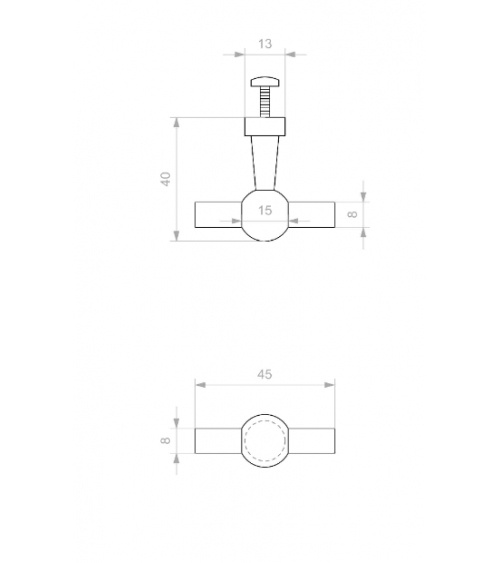 Pomello per mobile Btch - maniglia design