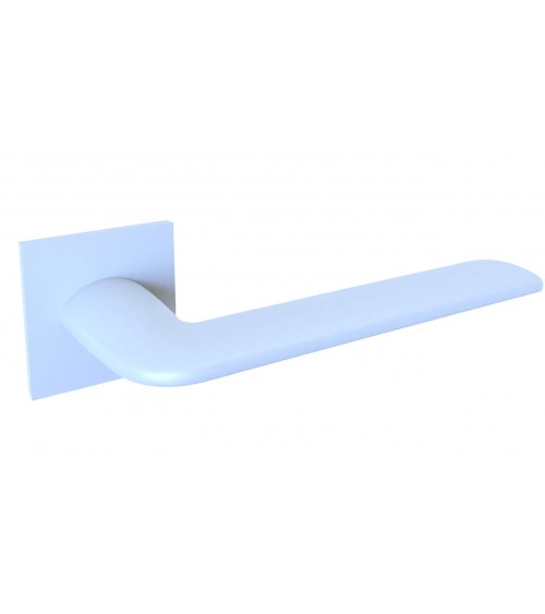 Maniglia per porta bianca Line Stinger quadrata