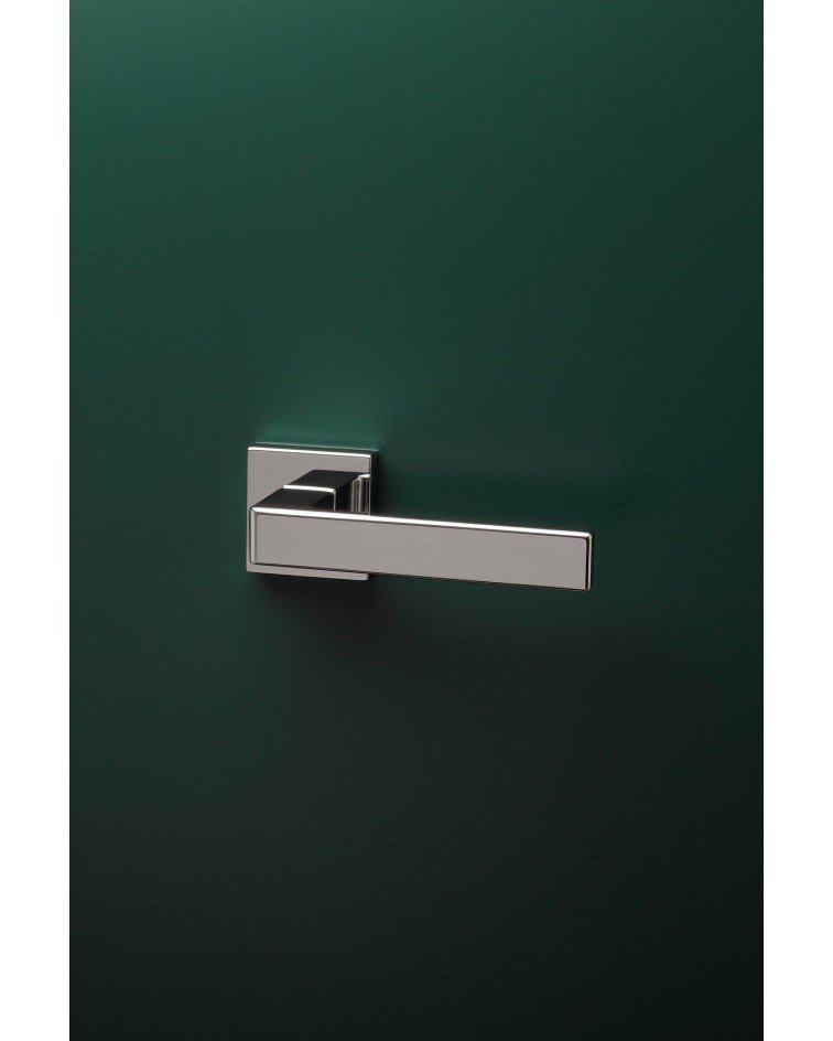 Maniglia per porta classica SULLA maniglia design montata su una porta 1
