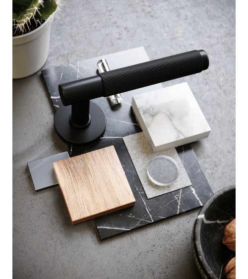 Maniglia per porta nera Time Slim design