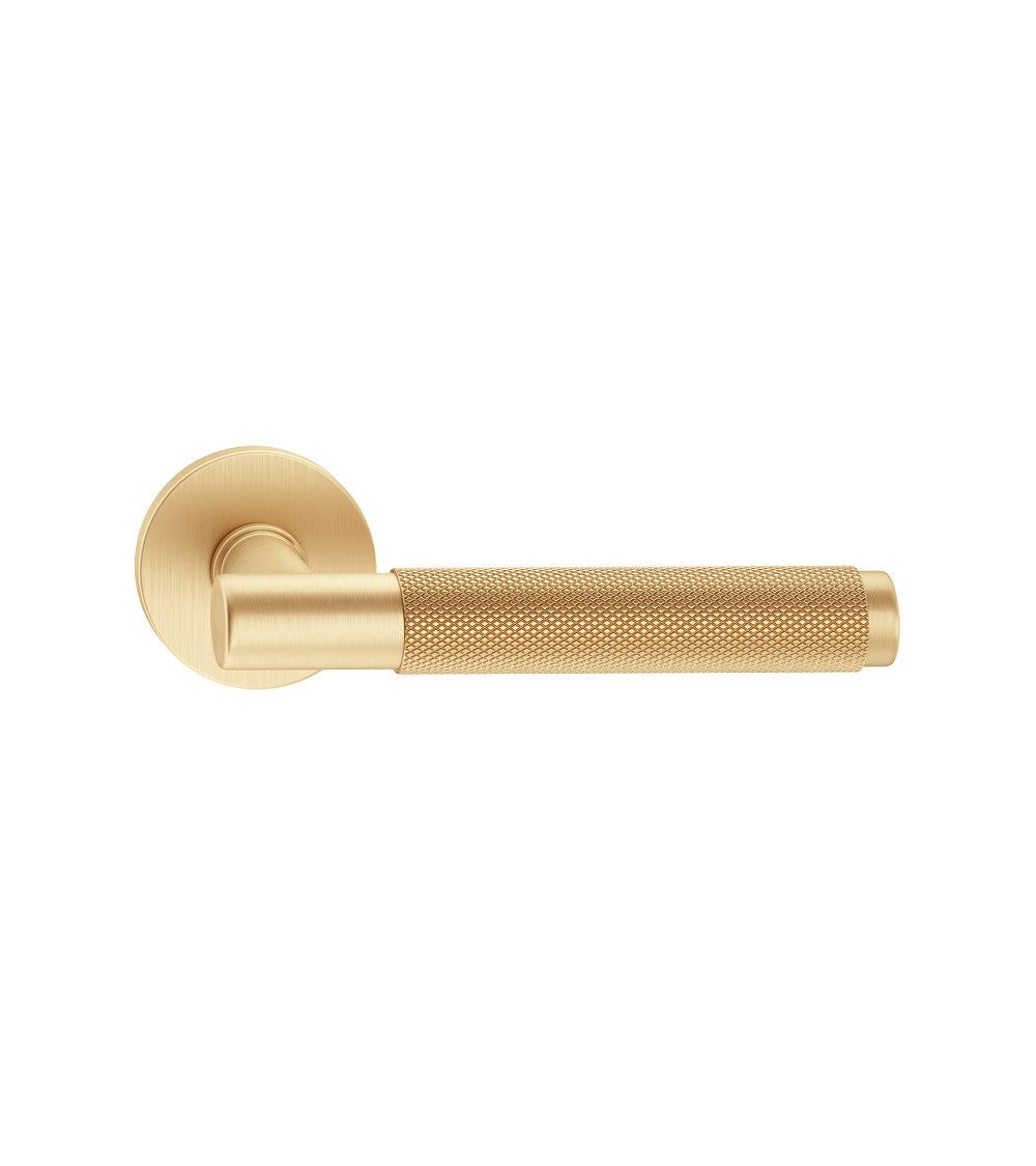 Maniglia per porta Time Slim design color oro satinato