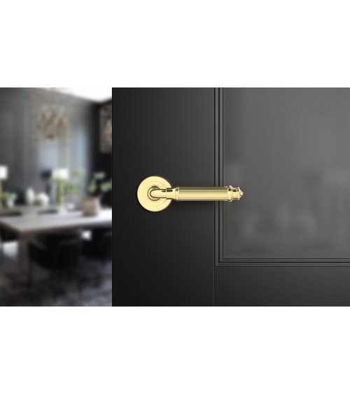 Maniglia per porta oro lucido ARIA Slim design