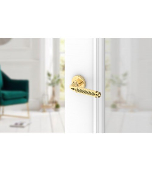 Maniglia per porta oro lucido ARIA Slim design