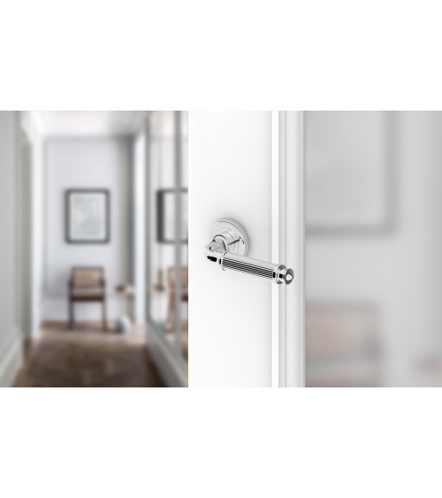 Maniglia per porta cromo lucido ARIA Slim design
