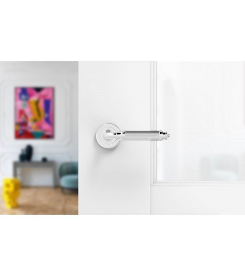 Maniglia per porta cromo lucido ARIA Slim design