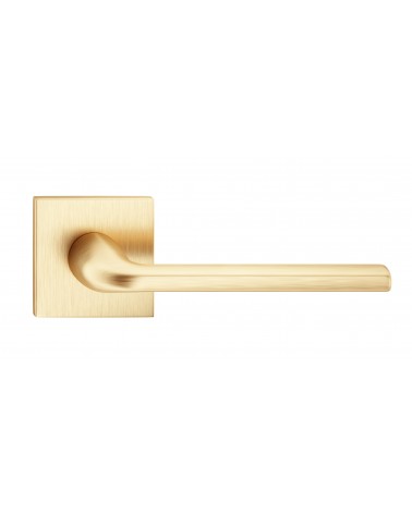 Maniglia per porta oro opaco Scandi slim maniglia design vista frontale