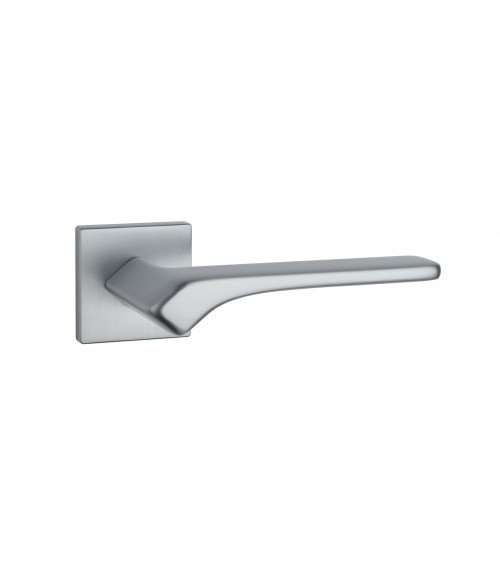 Maniglia per porta in cromo satinato BERGERIA ferramenta design