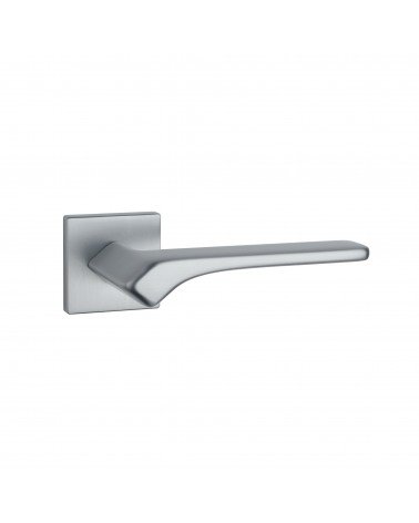 Maniglia per porta in cromo satinato BERGERIA ferramenta design