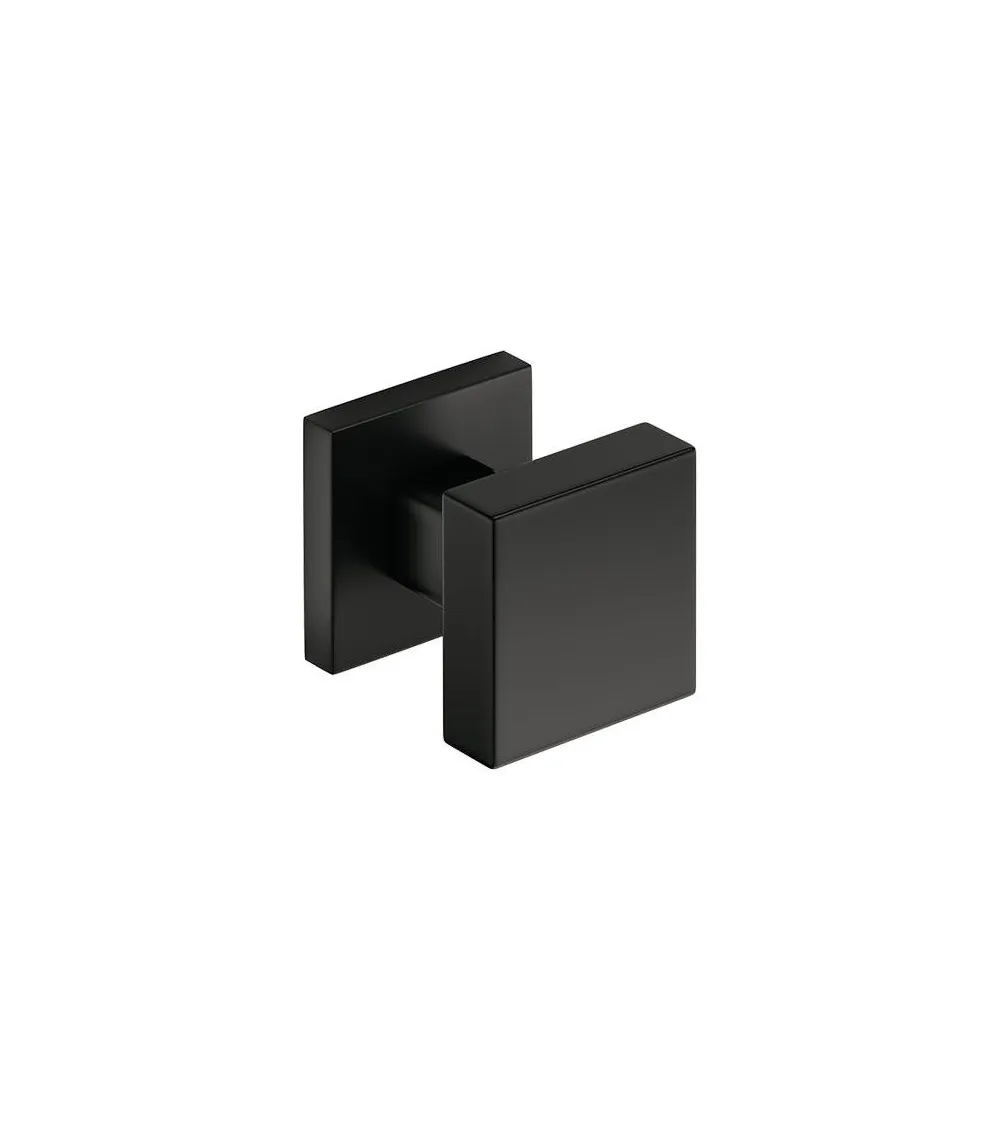 Pomello per porta moderno CO AEGIS quadrato in zamak - maniglia design