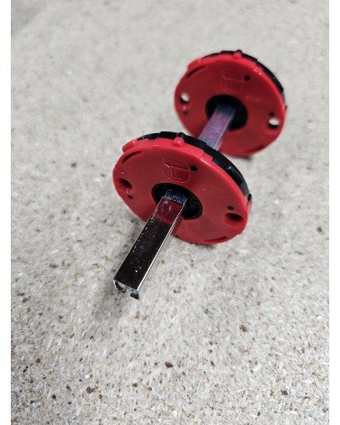 Kit montaggio maniglie Moon per serratura a codolo 7mm - maniglia design