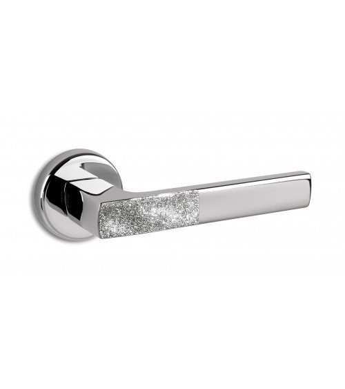 Maniglia per porta Chrome lucido ENTO SAND - maniglia design