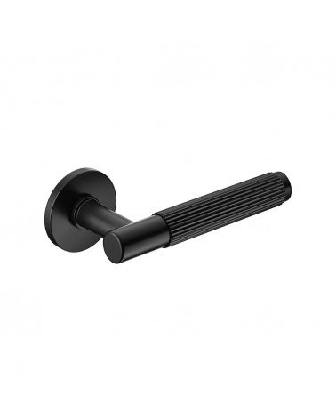 Maniglie per porta in zamak Time Linear Slim maniglia design colore 5 vista inclinata