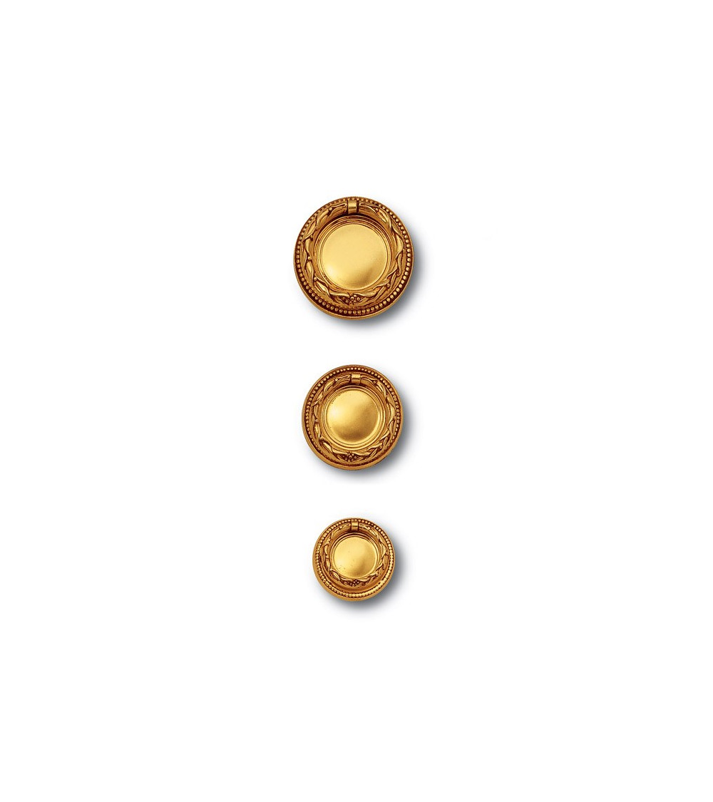 Pomello rotondo per mobile in ottone Salice Paolo - 024B - maniglia design