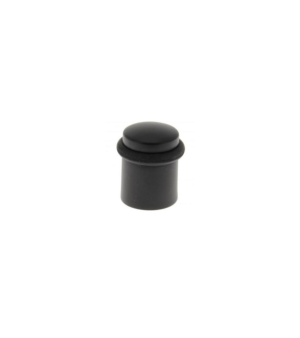 Fermaporta nero in zamak a vite - modello 822 - ferramenta design