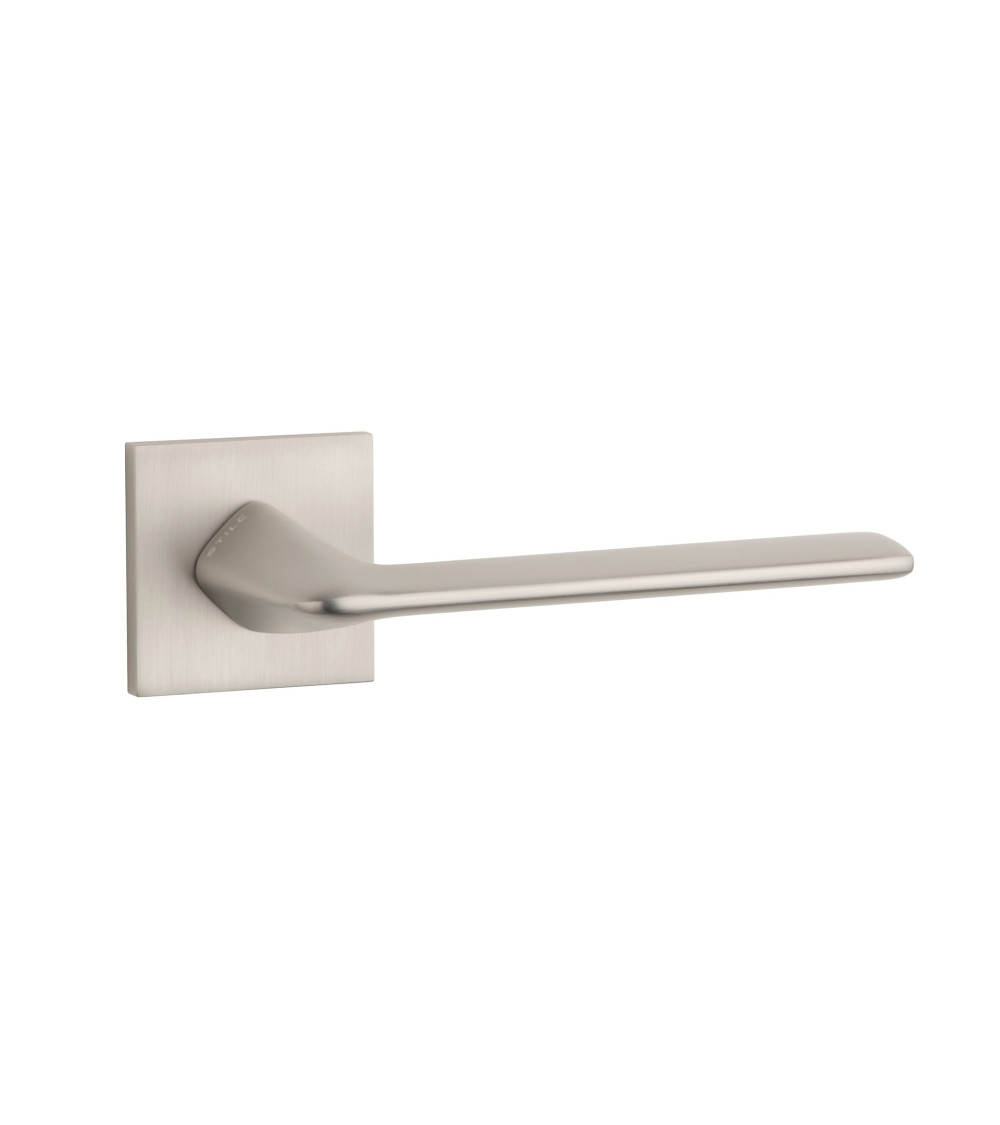 Maniglia per porta nichel spazzolato TOBA design