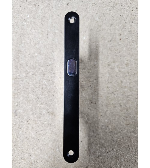 Serratura per porte scorrevoli - color cromo opaco - maniglia design