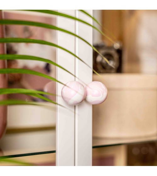 Pomello per mobile in legno di faggio Lilla design