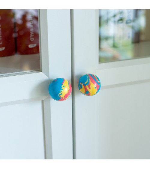 Pomello per mobile in legno di faggio Happy dream design