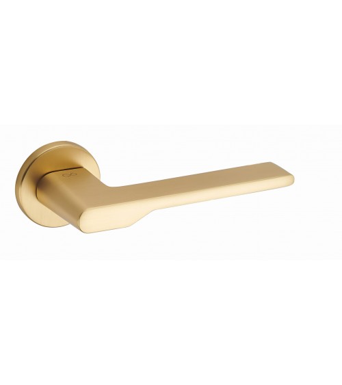 Maniglia per porta Oro satinato Line TORO Rotonda - maniglia design