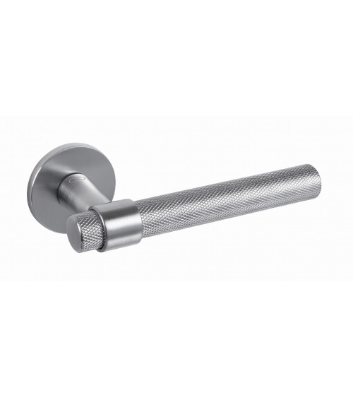 Maniglia per porta Cromo satinato Line GHOST Rotonda - maniglia design