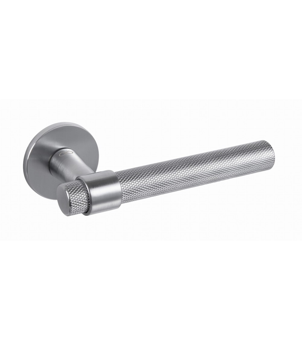 Maniglia per porta Cromo satinato Line GHOST Rotonda - maniglia design