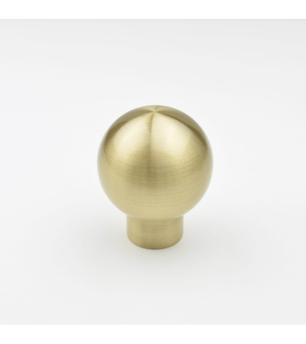 Pomello per mobile in ottone a sfera maniglia design