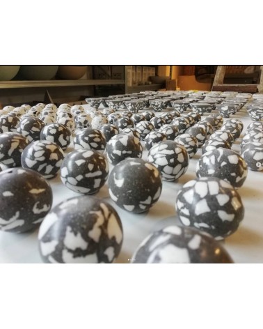 Pomello per mobile in cemento - Demenico Rocks Sfera - maniglia design
