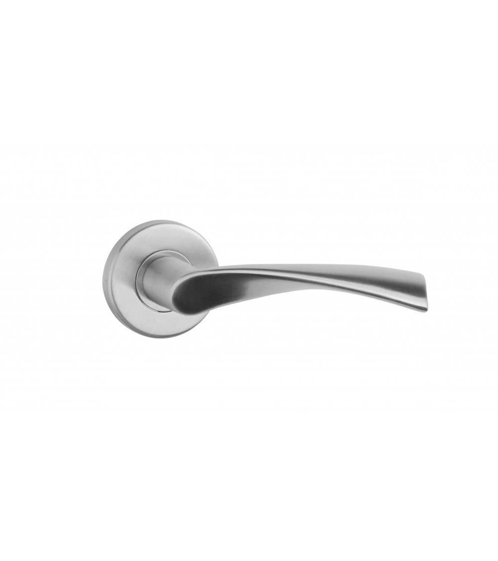 Maniglia per porta colore inox OVAL 1708 ferramenta design