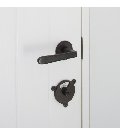 Chiavistello per porta WC Retrò piatto -  maniglia design