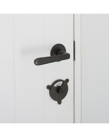 Chiavistello per porta WC Retrò piatto -  maniglia design