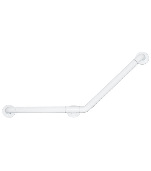 Maniglione da bagno angolato bianco - maniglia design