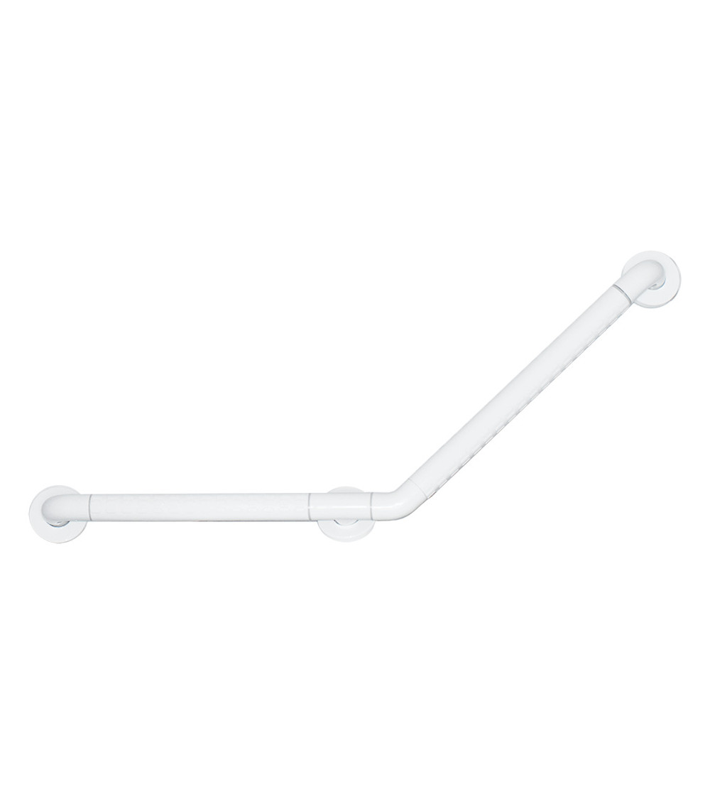 Maniglione da bagno angolato bianco - maniglia design