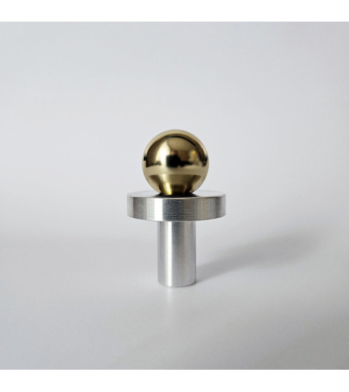 Pomolo per mobile oro lucido/cromo lucido POLA design