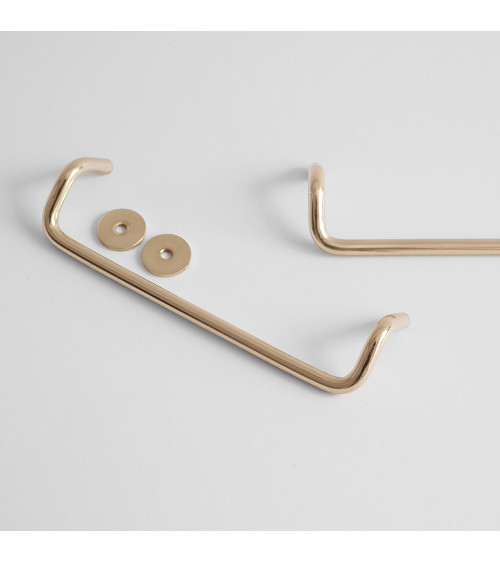 Maniglia per mobile in ottone AVA maniglia design