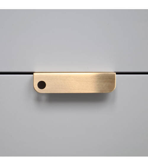 Maniglia per mobile in ottone EDIT O maniglia design
