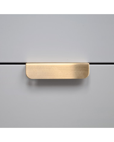 Maniglia per mobile in ottone EDIT EDGE maniglia design vista frontale