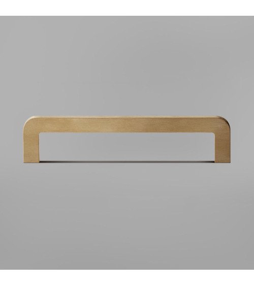 Maniglia per mobile in ottone spazzolato ISA design