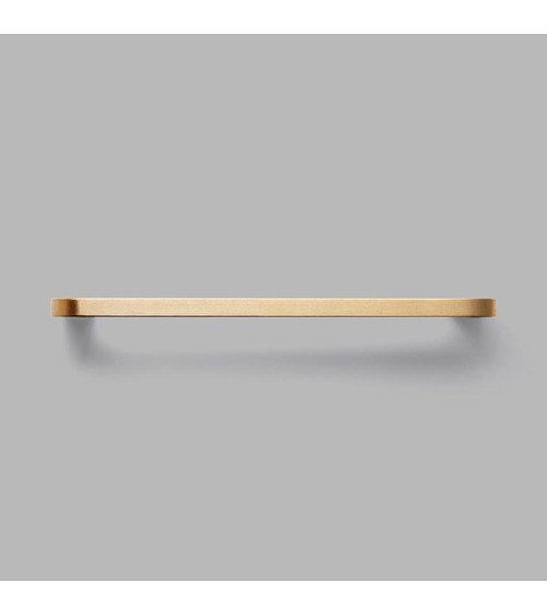 Maniglia per mobile in ottone spazzolato ISA design