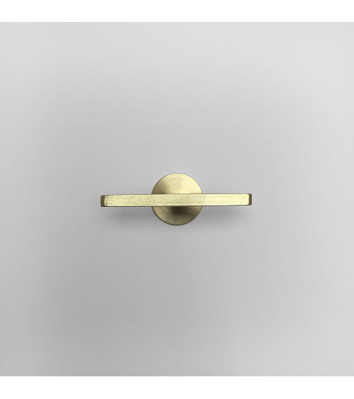 Pomello per mobile in ottone ISA T maniglia design