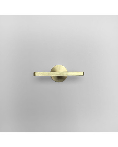 Pomello per mobile in ottone ISA T maniglia design
