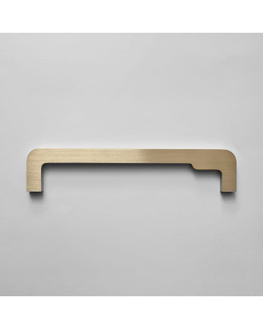 Maniglia per mobile industriale ISA WAVE maniglia design vista frontale