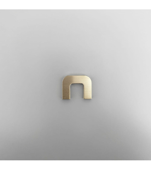 Maniglia per mobile in oro lucido ISA XS maniglia design