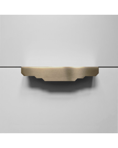 Maniglia per mobile in ottone KARLA LACK maniglia design vista frontale