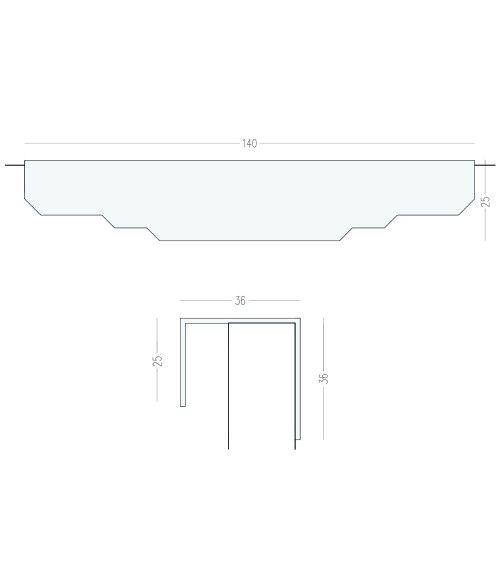 Maniglia per mobile cromata lucida KARLA CR maniglia design
