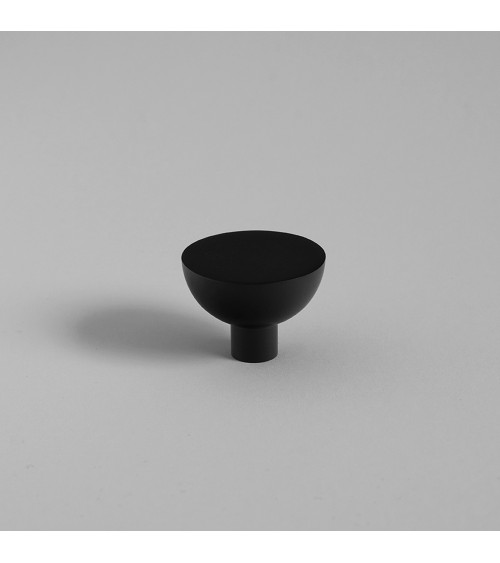 Pomello per mobile nero LUNA M maniglia design