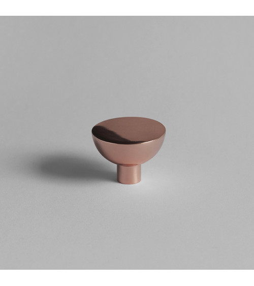 Pomello per mobile in rame LUNA M maniglia design