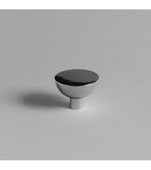 Pomolo per mobile in cromo lucido LUNA M design