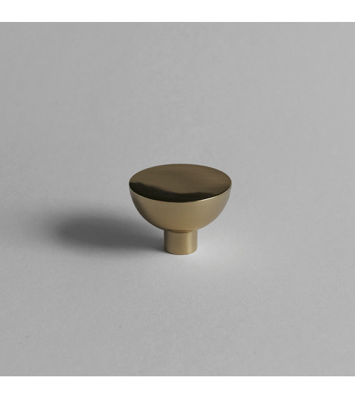 Pomello per mobile in oro lucido LUNA M maniglia design
